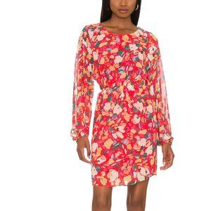 BCBGeneration Women's Long Sleeve Fit and Flare Cutout Mini Dress